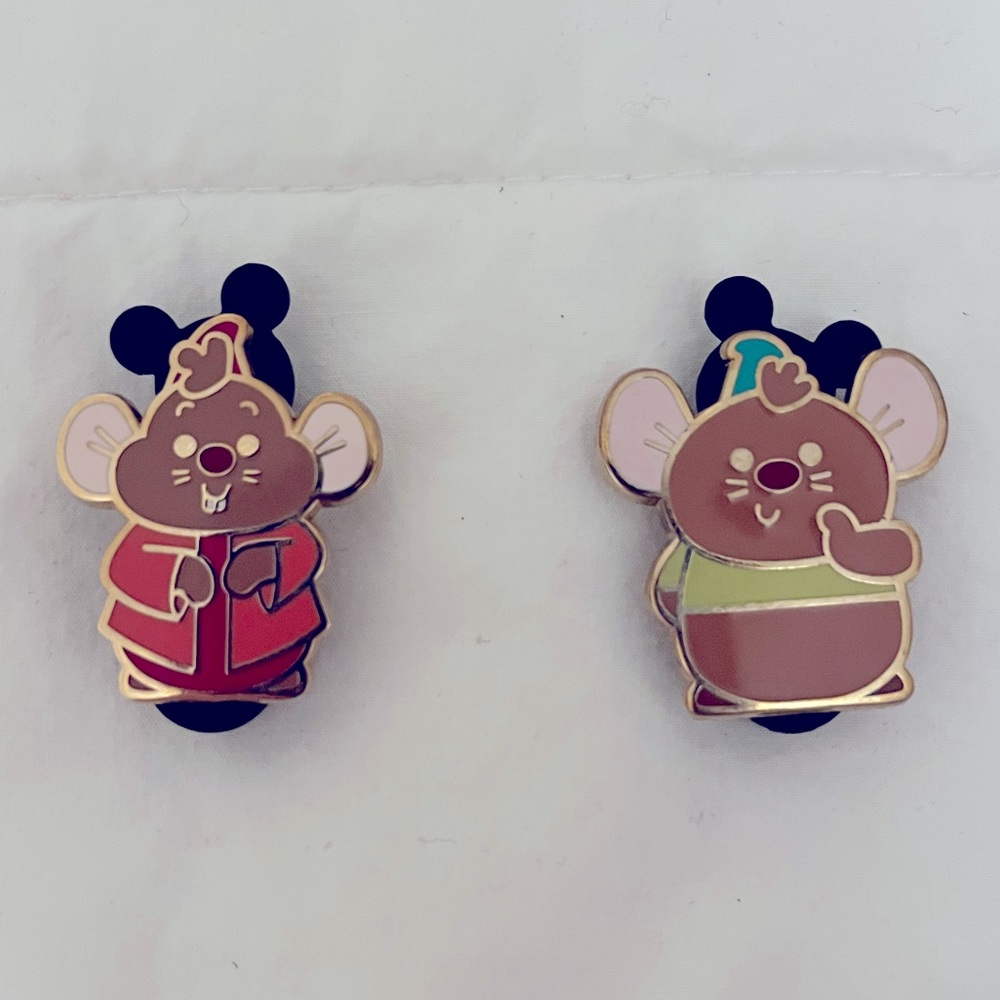 Disney Parks Trading Pins Jaq and Gus Gus